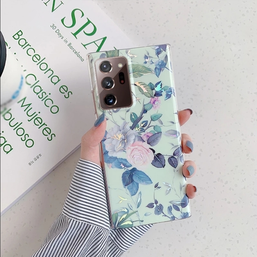 Samsung Galaxy Case Floral Electroplated